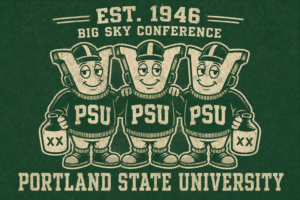 Portland State University Big Sky Conference Graphic