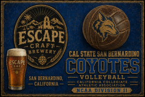 Cal State San Bernardino Coyotes Vintage Style Wall Art