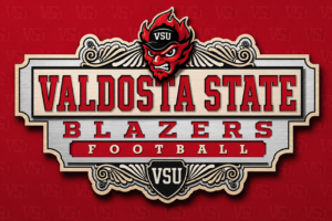 Valdosta State Blazers Football Vintage-Style Sign Design