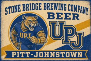 Stone Bridge Brewing Company Pitt-Johnstown Bobcat Wall Art
