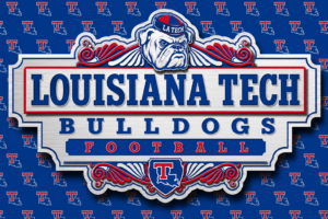 Louisiana Tech Bulldogs Football Decorative Wall Sign