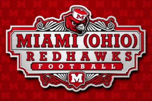 Miami Ohio RedHawks Football Decorative Wall Sign