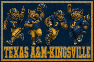 Texas A&M-Kingsville Wild Boar Football Wall Art