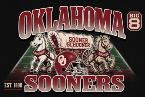 Oklahoma Sooners Western Football Graphic Wall Art