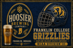 Franklin College Grizzlies Hoosier Brewing Vintage-Style Wall Art