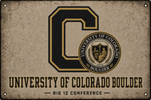 University of Colorado Boulder Big 12 Conference Wall Art