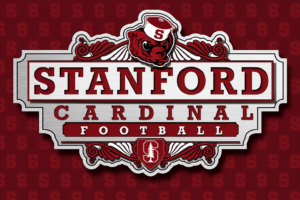 Stanford Cardinal Football Ornate Plaque-Style Sign