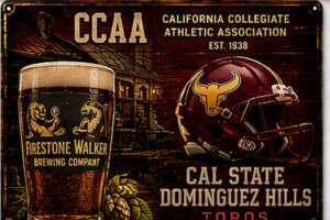 Cal State Dominguez Hills Toros Vintage Athletic Wall Sign