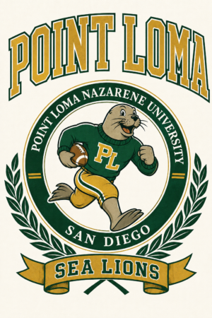 Point Loma Sea Lions Vintage-Style Wall Art Print