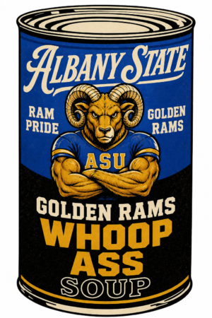 Albany State Golden Rams Ram Pride Can-Style Wall Art