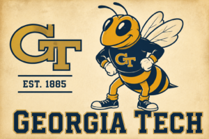 Georgia Tech Yellow Jacket Vintage-Inspired Wall Art