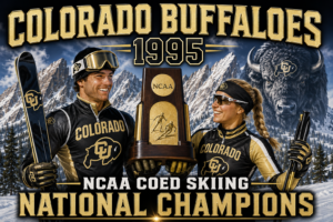Colorado Buffaloes 1995 Skiing National Champions Poster