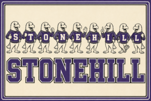 Stonehill Eagles Collegiate-Style Mascot Wall Art
