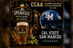 Cal State San Marcos Cougars Speakeasy Athletic Wall Sign