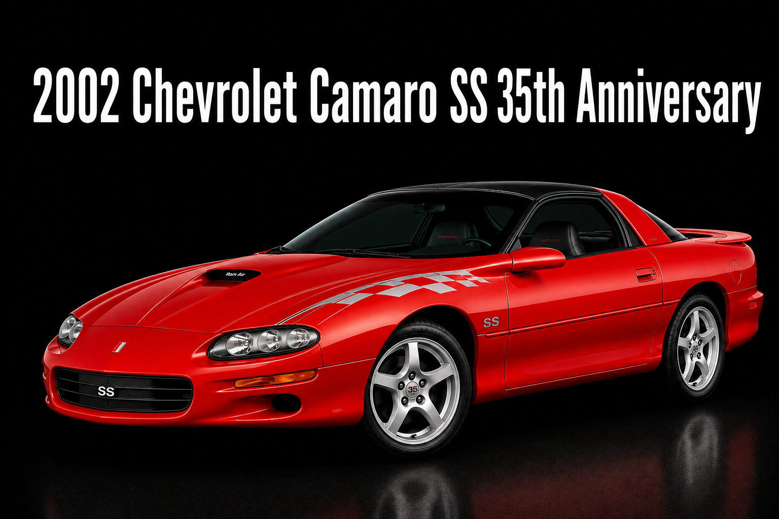2002 Chevrolet Camaro SS 35th Anniversary Car Print