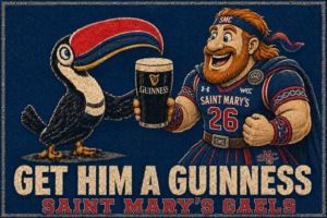 Saint Mary's Gaels Get Him a Guinness Illustrated Wall Art