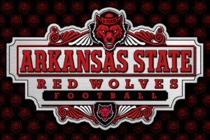 Arkansas State Red Wolves Football Decorative Wall Sign