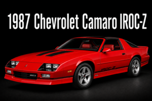 1987 Chevrolet Camaro IROC-Z Red Sports Car Artwork