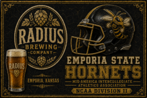 Radius Brewing Company Emporia State Hornets Wall Art