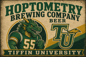 Tiffin University Dragon Hoptometry Brewing Company Wall Art