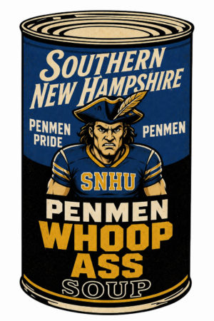 Southern New Hampshire Penmen Whoop Ass Soup Can Wall Art