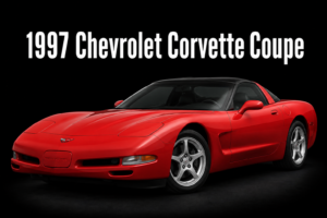 1997 Chevrolet Corvette Coupe Red Sports Car Wall Art