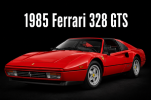 1985 Ferrari 328 GTS Red Sports Car Wall Art