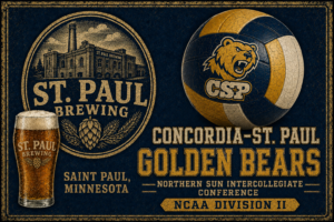 St. Paul Brewing Concordia Golden Bears Vintage-Style Wall Art