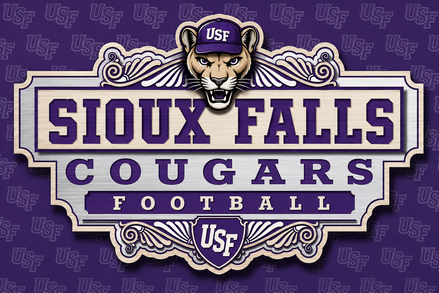 USF South Florida Cougars Football Wall Art