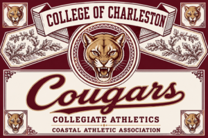 College of Charleston Cougars Collegiate Athletics Wall Art