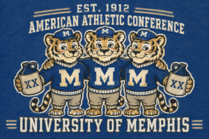 University of Memphis Tigers American Athletic Conference Graphic