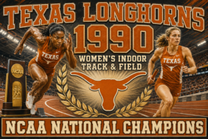 Texas Longhorns 1990 Women's Indoor Track Wall Art