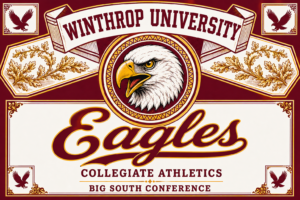 Winthrop University Eagles Collegiate Athletics Wall Art