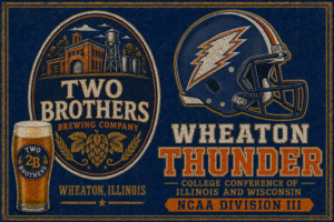 Wheaton Thunder Two Brothers Brewing Company Vintage-Style Wall Art