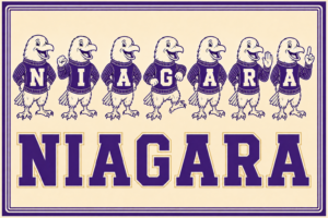 Niagara Cartoon Birds Purple Wall Art Sign