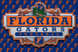 Florida Gators Football Alligator Decorative Sign