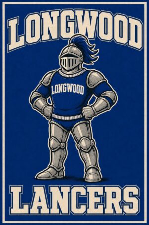Longwood Lancers Knight Graphic Wall Art