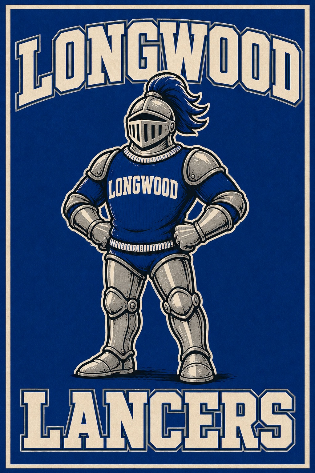 Longwood Lancers Knight Graphic Wall Art