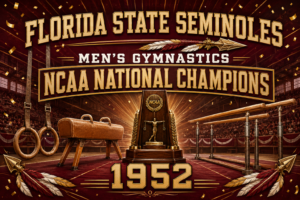 Florida State Seminoles Men’s Gymnastics 1952 Championship Wall Art