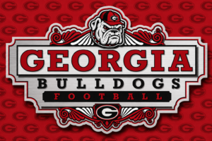 Georgia Bulldogs Football Bulldog Wall Sign