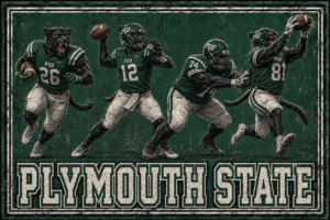 Penn State-Style Panther Football Team Wall Art
