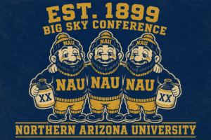 Northern Arizona University Big Sky Conference Lumberjack Wall Art