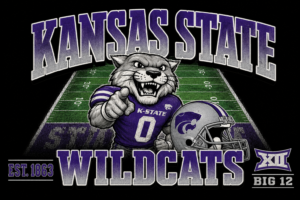 Kansas State Wildcats Football Graphic Wall Art
