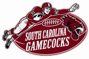 South Carolina Gamecocks Football Player Graphic