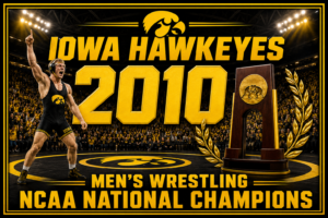 Iowa Hawkeyes 2019 Wrestling Champions Wall Art