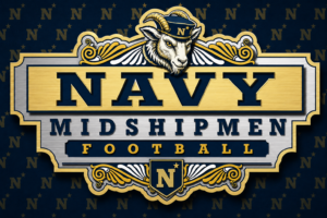 Navy Midshipmen Football Goat Decorative Wall Art