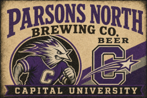 Parsons North Brewing Co. Capital University Eagle Wall Art
