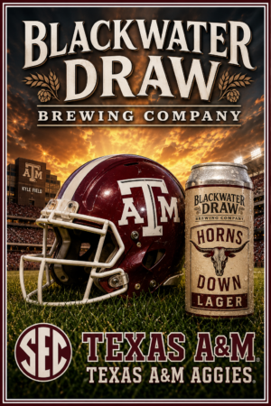 Blackwater Draw Texas A&M Football Brewing Poster