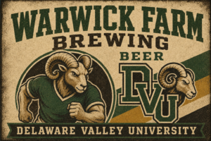 Warwick Farm Brewing Ram Delaware Valley University Wall Art