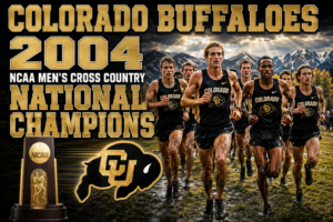 Colorado Buffaloes 2004 Cross Country Champions Wall Art
